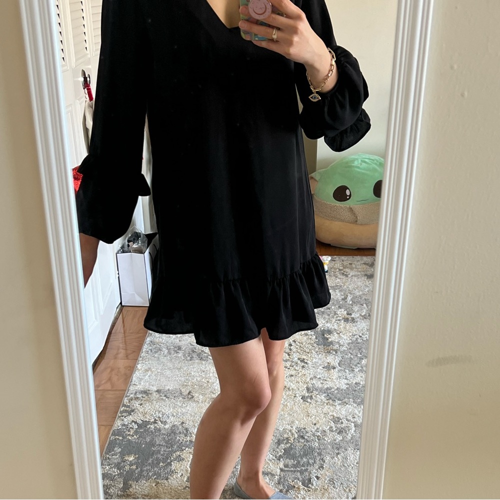 Zara black dress. Size S-M